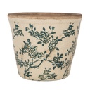 Decoratie bloempot Ø 12x11 cm