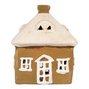 Decoratie huisje 12x9x14 cm
