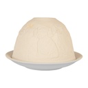 Waxinelichthouder Ø 12x8 cm