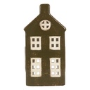 Waxinelichthouder huisje 8x6x16 cm