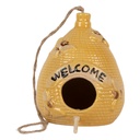 Decoratie vogelhuis Ø 11x14 cm