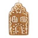 Decoratie hanger huisje 4x4x6 cm