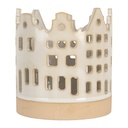 Waxinelichthouder huisjes Ø 11x11 cm