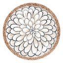 Klein bord Ø 21x3 cm