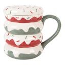 Mok met deksel 15x10x12 cm / 450 ml