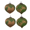 Doos kerstballen 27x26x13 cm / Ø 15x15 cm (set 4)