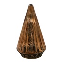 Decoratie kerstboom met LED Ø 11x19 cm