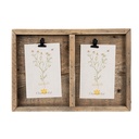 Fotolijst met klemmen 30x3x21 cm