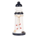 Decoratie vuurtoren Ø 6x15 cm