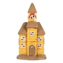 Decoratie huis 23x17x43 cm