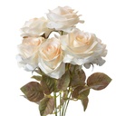 Kunstbloem roos 16x16x47 cm