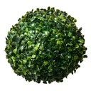 Decoratie kunststof bol buxus Ø 20 cm