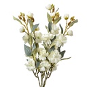 Decoratie tak met bloemen 10x10x51 cm