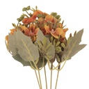 Decoratie tak met bloemen 10x10x32 cm