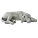 Decoratie hond liggend 58x35x15 cm