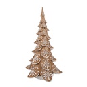 Decoratie kerstboom met LED 26x23x42 cm/ 3xAA