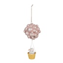 Decoratie hanger luchtballon 11x10x22 cm