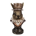 Decoratie konijn 19x16x35 cm