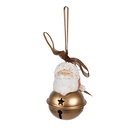 Hanger kerstman bel Ø 5x8 cm