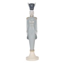 Decoratie konijn 11x11x45 cm