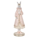 Decoratie konijn 11x11x31 cm