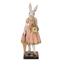 Decoratie konijn 14x11x34 cm