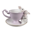 Decoratie konijnen 16x13x12 cm