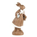 Decoratie konijn 18x9x39 cm