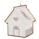 Decoratie hanger huisje 9x1x10 cm
