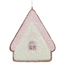 Decoratie hanger huisje 9x1x10 cm