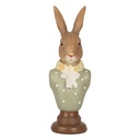 Decoratie buste konijn 6x5x18 cm