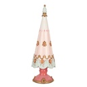 Decoratie kerstboom Ø 10x30 cm