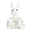 Decoratie konijn 11x10x16 cm