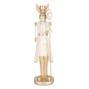 Decoratie konijn 13x12x47 cm