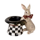 Decoratie konijn 25x16x23 cm