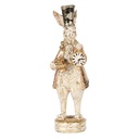 Decoratie konijn 6x8x20 cm