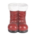 Decoratie laarzen kerstman 22x22x23 cm