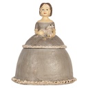 Decoratie vrouw 19x16x22 cm