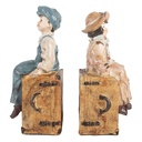 Boekensteun (2) 19x10x22 cm