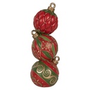 Decoratie Kerstbal met LED 14x14x40 cm / 3xAAA