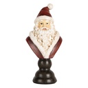 Decoratie buste kerstman 7x5x15 cm