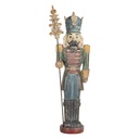 Decoratie notenkraker 13x13x38 cm