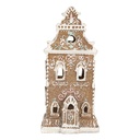 Decoratie huis met LED 9x7x18 cm