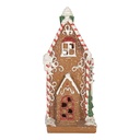 Decoratie huis met LED 15x9x20 cm