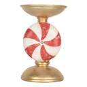 Kandelaar met LED Ø 10x16 cm