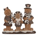 Decoratie peperkoekpoppen 20x7x17 cm