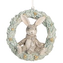 Decoratie hanger konijn 8x3x8 cm