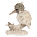 Decoratie vogel 7x6x8 cm