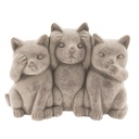 Decoratie katten 22x10x16 cm