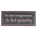 Tekstbord 30x1x13 cm